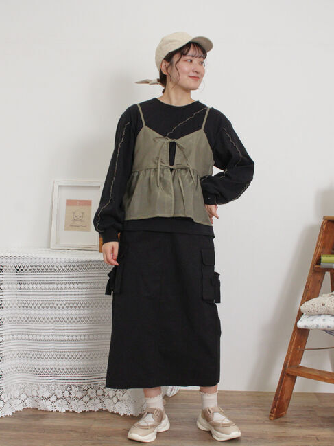 Samansa Mos2「メローインナーSETシアービスチェ」|シャツ・ブラウス|