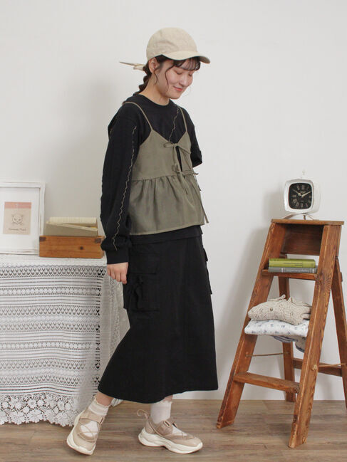 Samansa Mos2「メローインナーSETシアービスチェ」|シャツ・ブラウス|