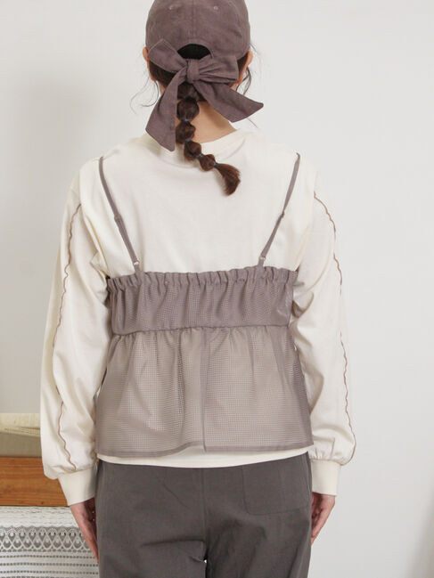 Samansa Mos2「メローインナーSETシアービスチェ」|シャツ・ブラウス|