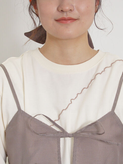 Samansa Mos2「メローインナーSETシアービスチェ」|シャツ・ブラウス|