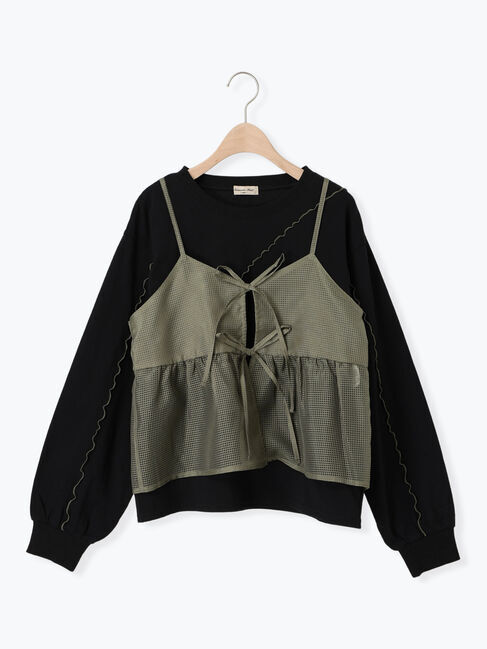 Samansa Mos2「メローインナーSETシアービスチェ」|シャツ・ブラウス|