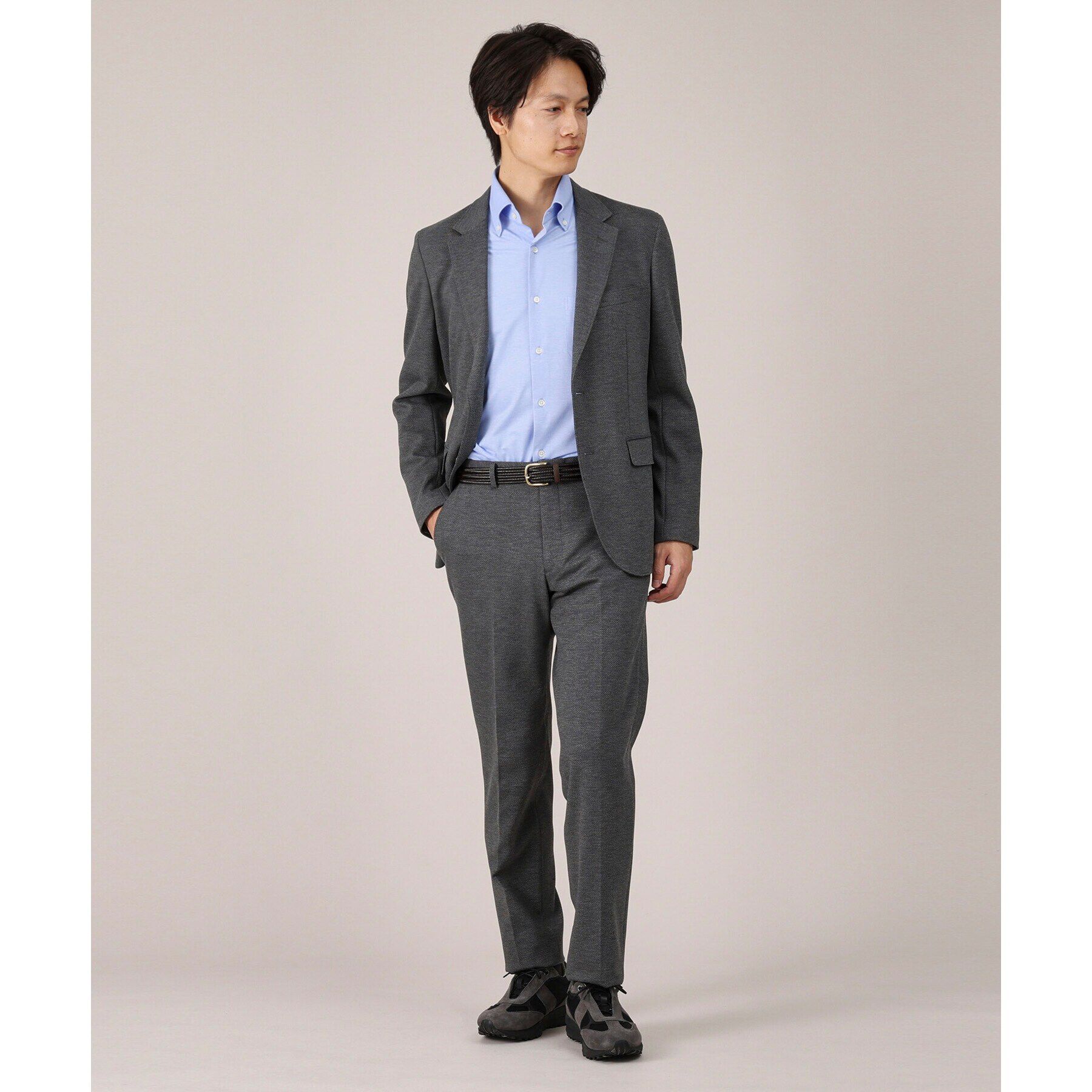 TAKEO KIKUCHI「ドモドソーラ レザーメッシュベルト」|ベルト|