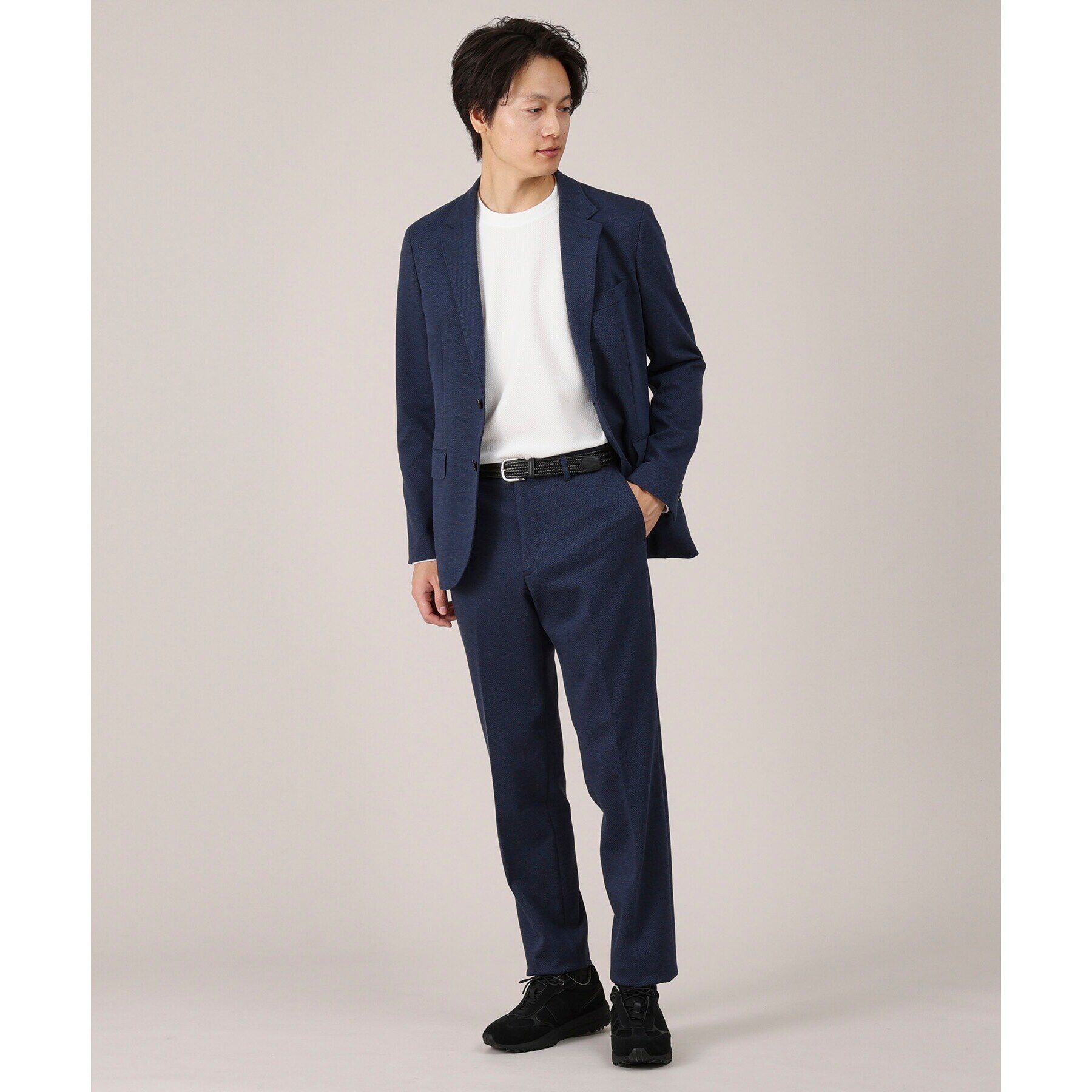 TAKEO KIKUCHI「ドモドソーラ レザーメッシュベルト」|ベルト|