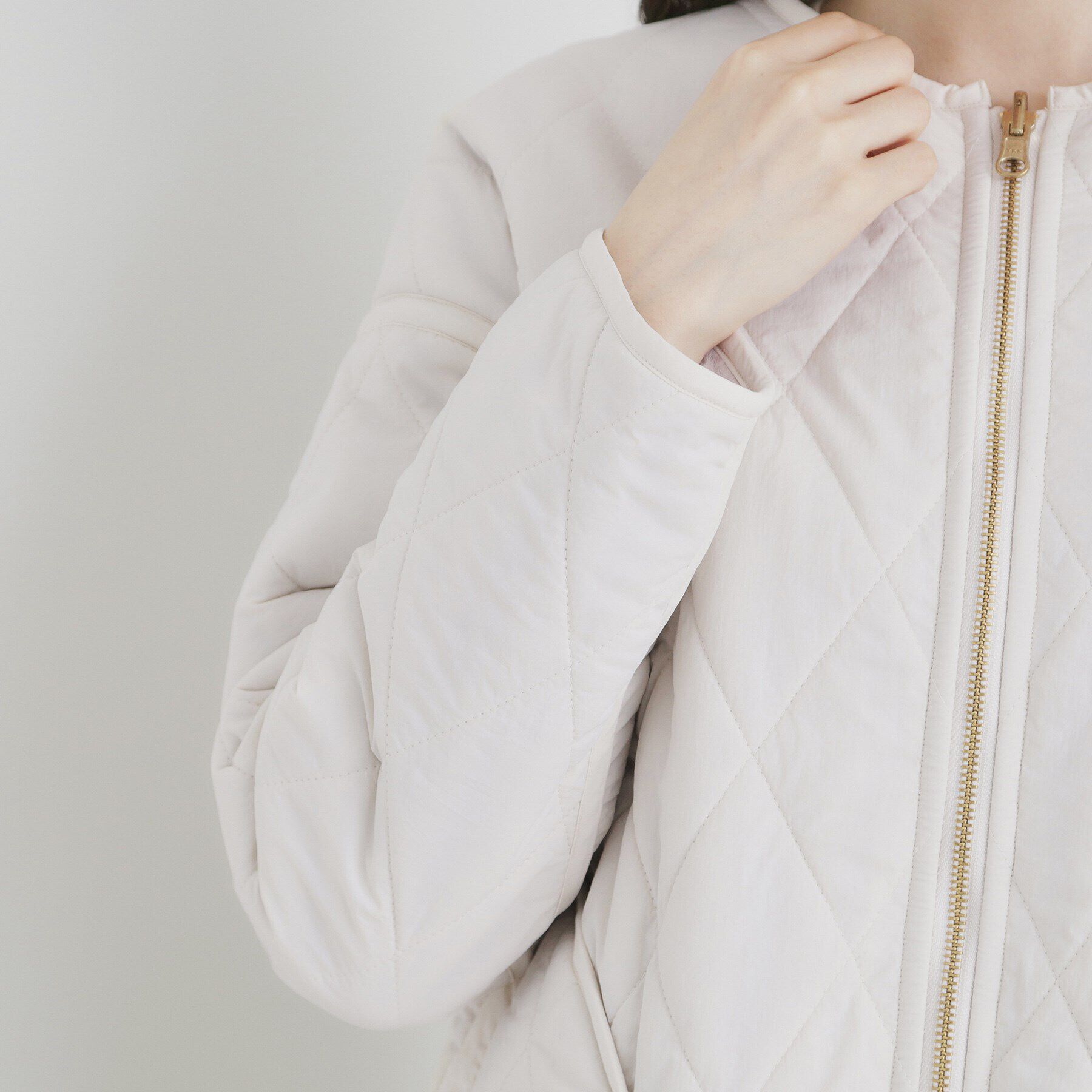 index「リバーシブル キルティングフェイクファーブルゾン【洗濯機洗い可】」|ブルゾン・スタジャン|