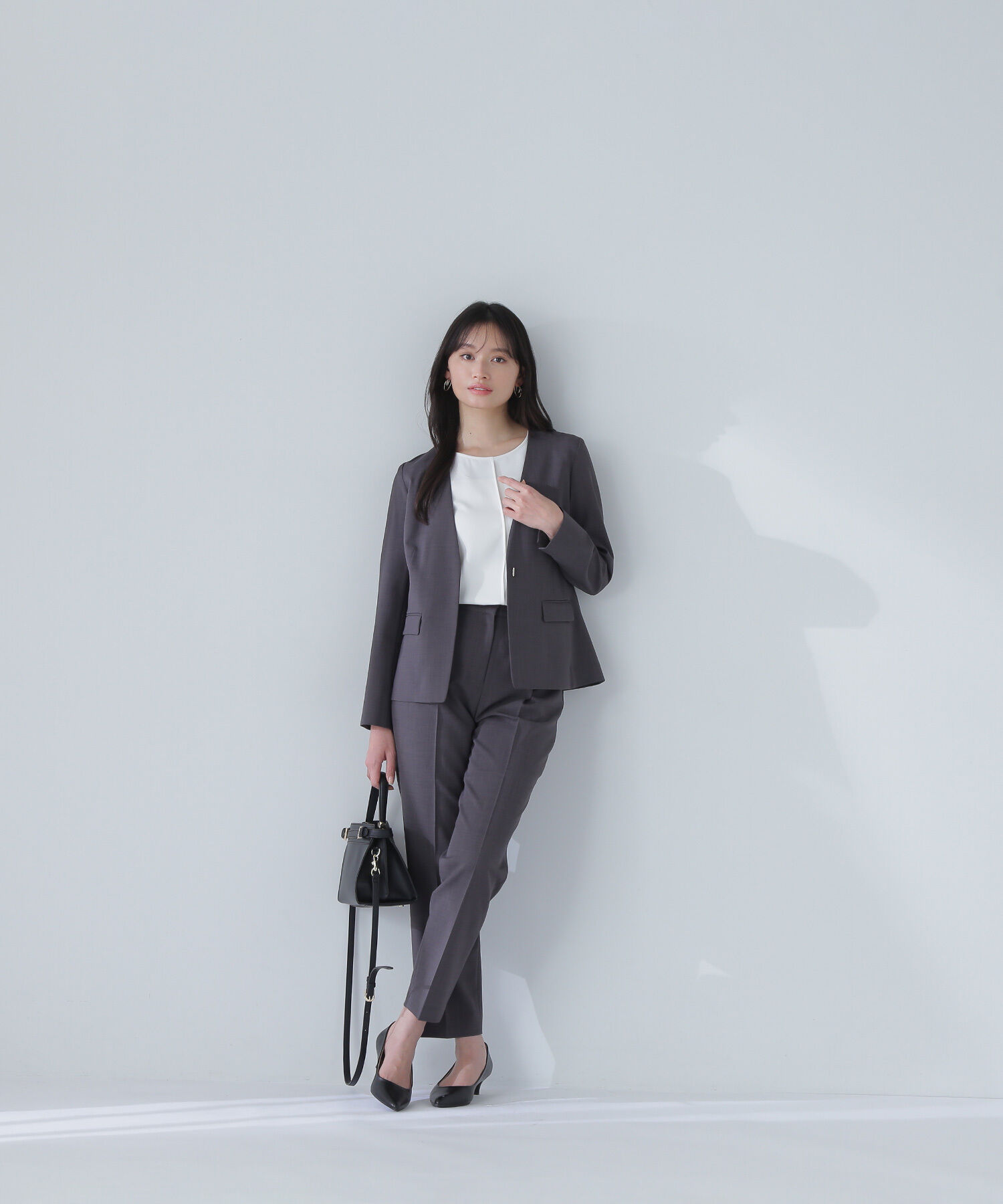  「シフォン切替スリーブブラウス」|シャツ・ブラウス|