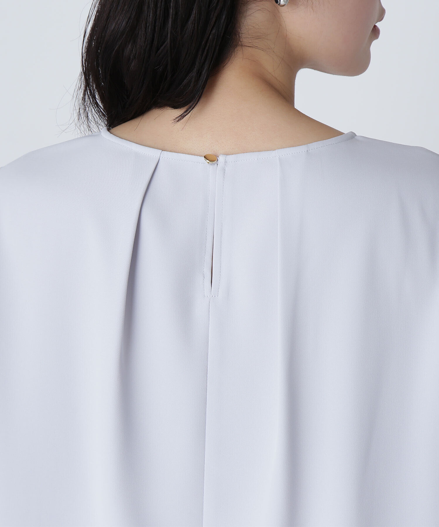  「シフォン切替スリーブブラウス」|シャツ・ブラウス|