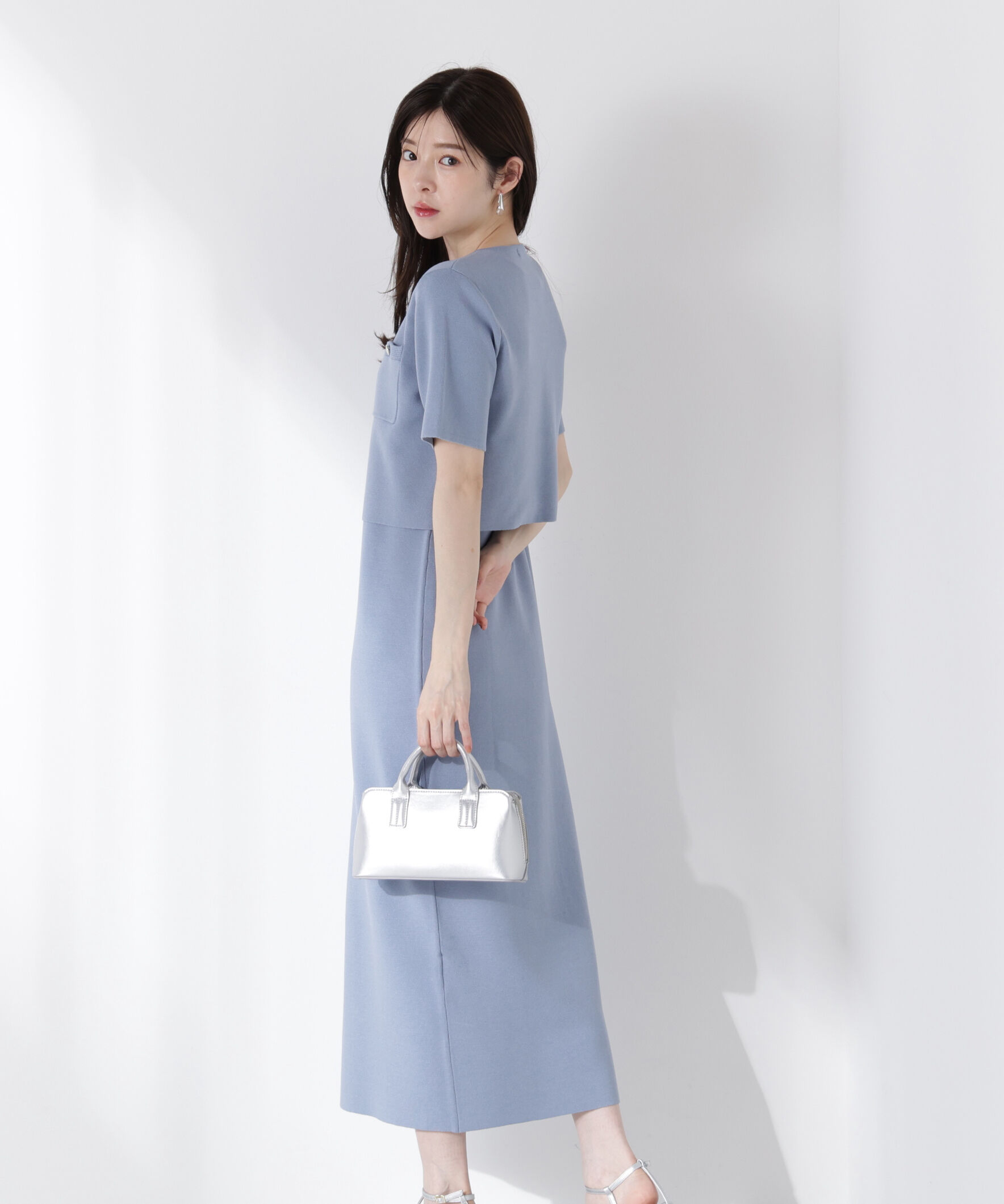 PROPORTION BODY DRESSING「ミラノリブカーデセットアップ」|ワンピース|