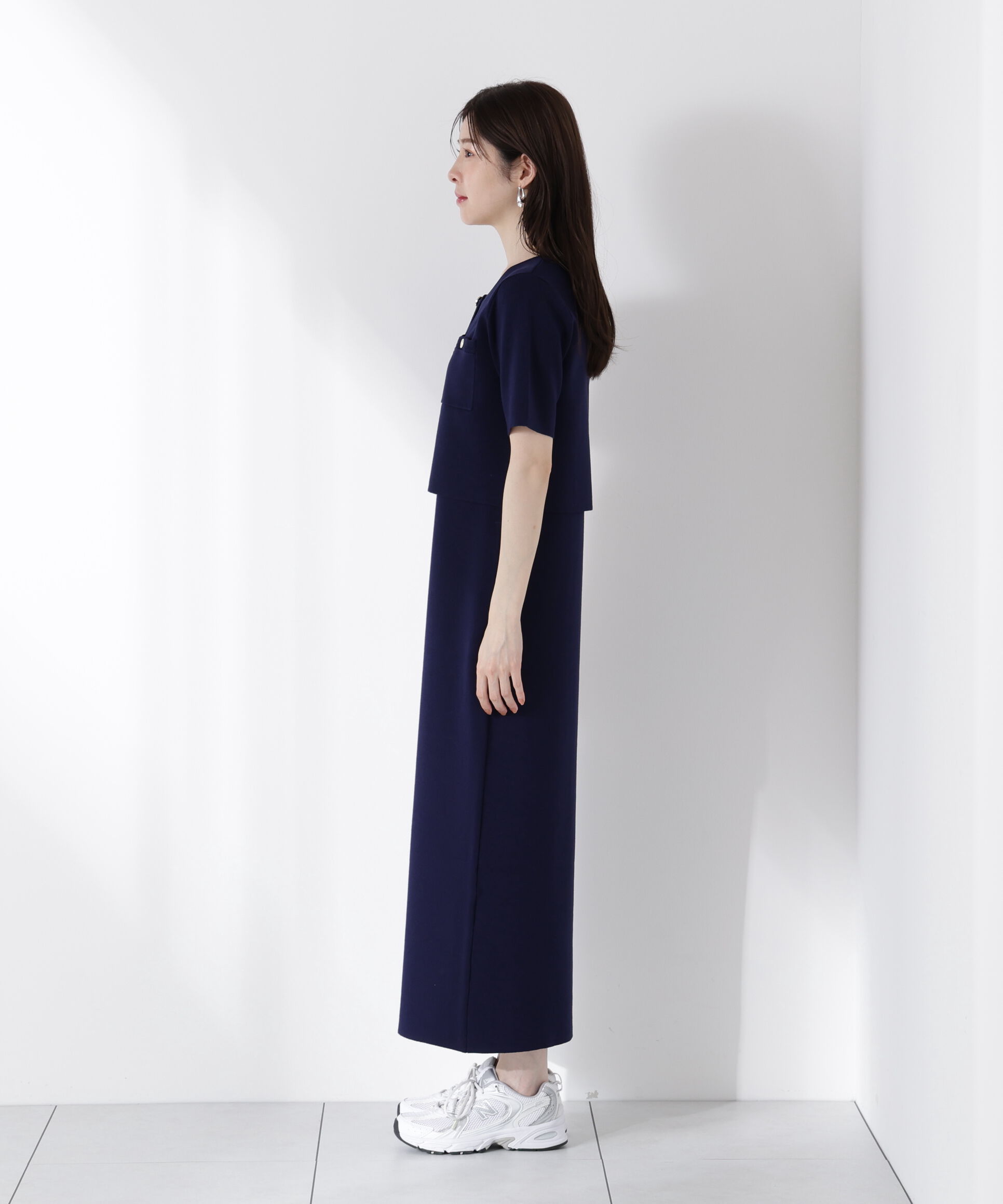 PROPORTION BODY DRESSING「ミラノリブカーデセットアップ」|ワンピース|