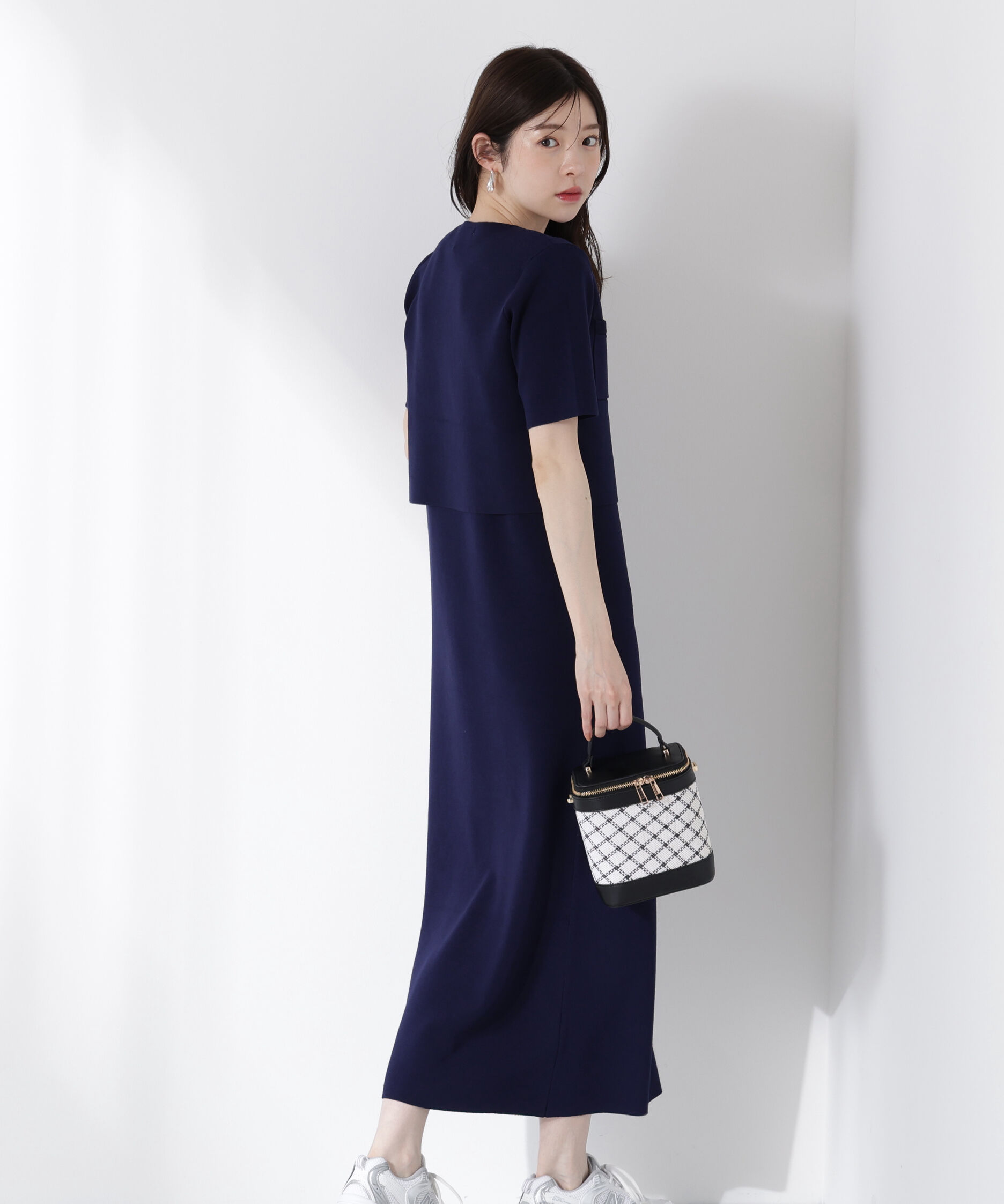 PROPORTION BODY DRESSING「ミラノリブカーデセットアップ」|ワンピース|