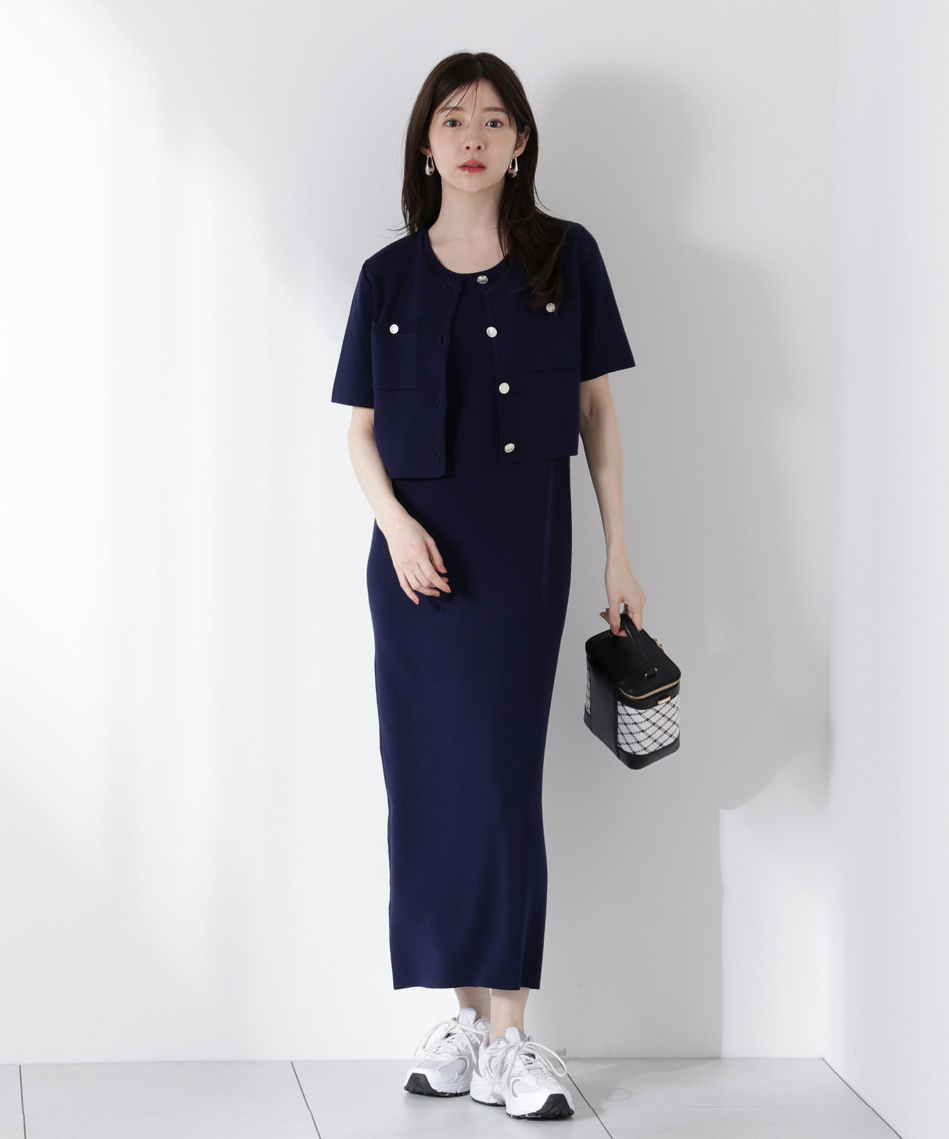 PROPORTION BODY DRESSING「ミラノリブカーデセットアップ」|ワンピース|