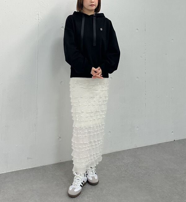 archives「フリルメッシュタイトスカート」|スカート|