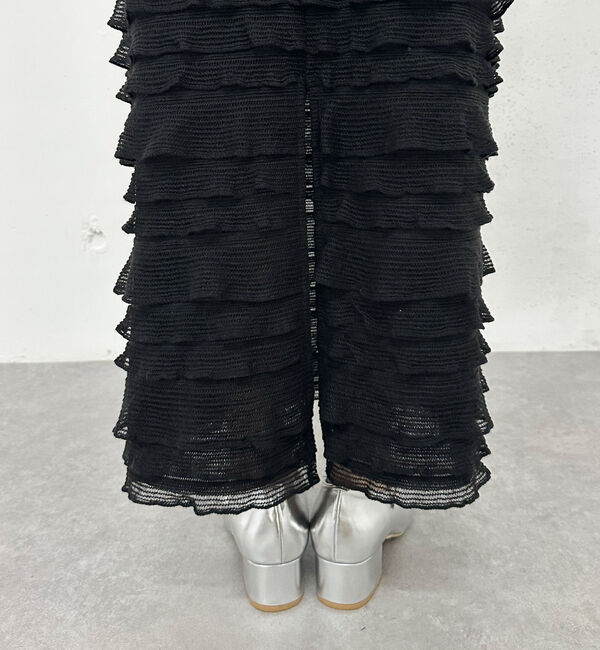 archives「フリルメッシュタイトスカート」|スカート|