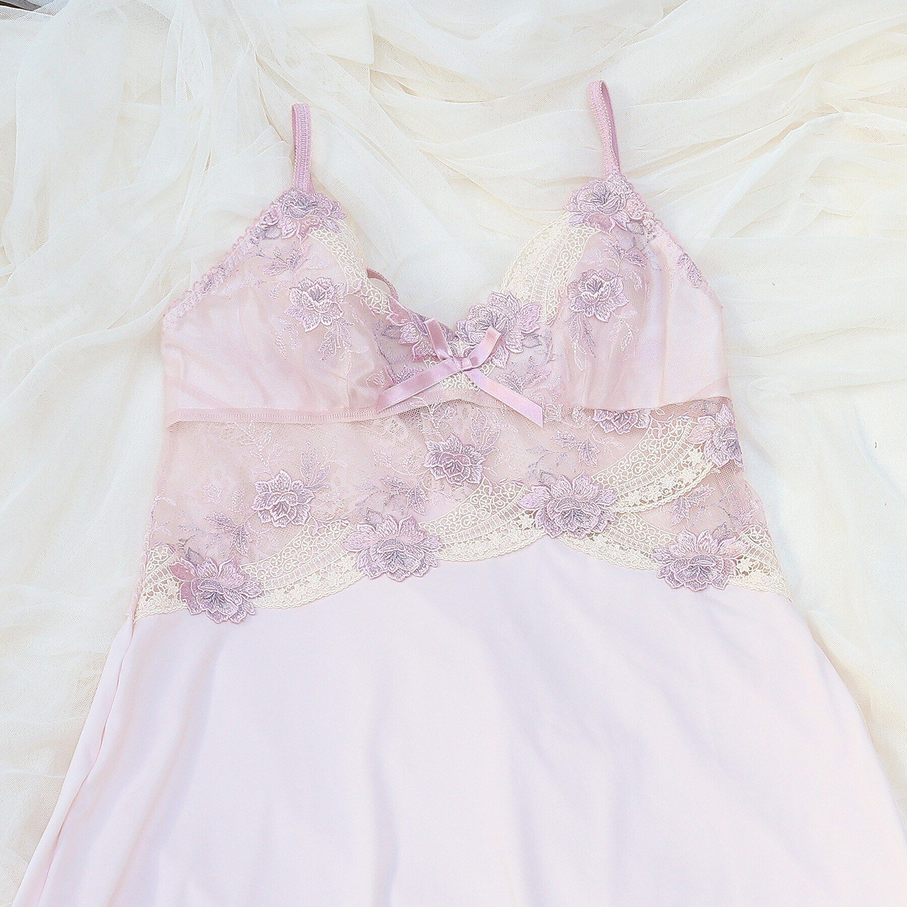 Risa Magli「ルアン スリップ」|キャミソール|ピンク(071)