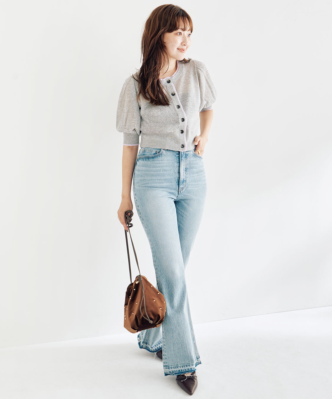 COCO DEAL「デニムフレアパンツ」|デニム|