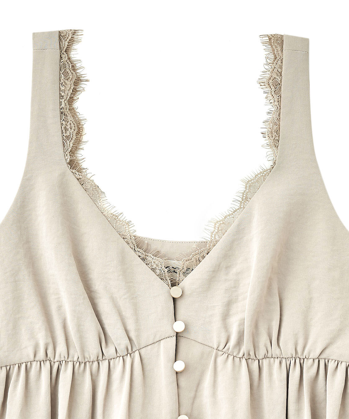 COCO DEAL「サテンレースキャミタンク」|タンクトップ|