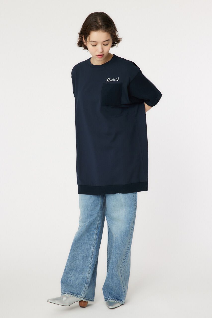 RODEO CROWNS「ドッキングロゴニットワンピース」|ワンピース|