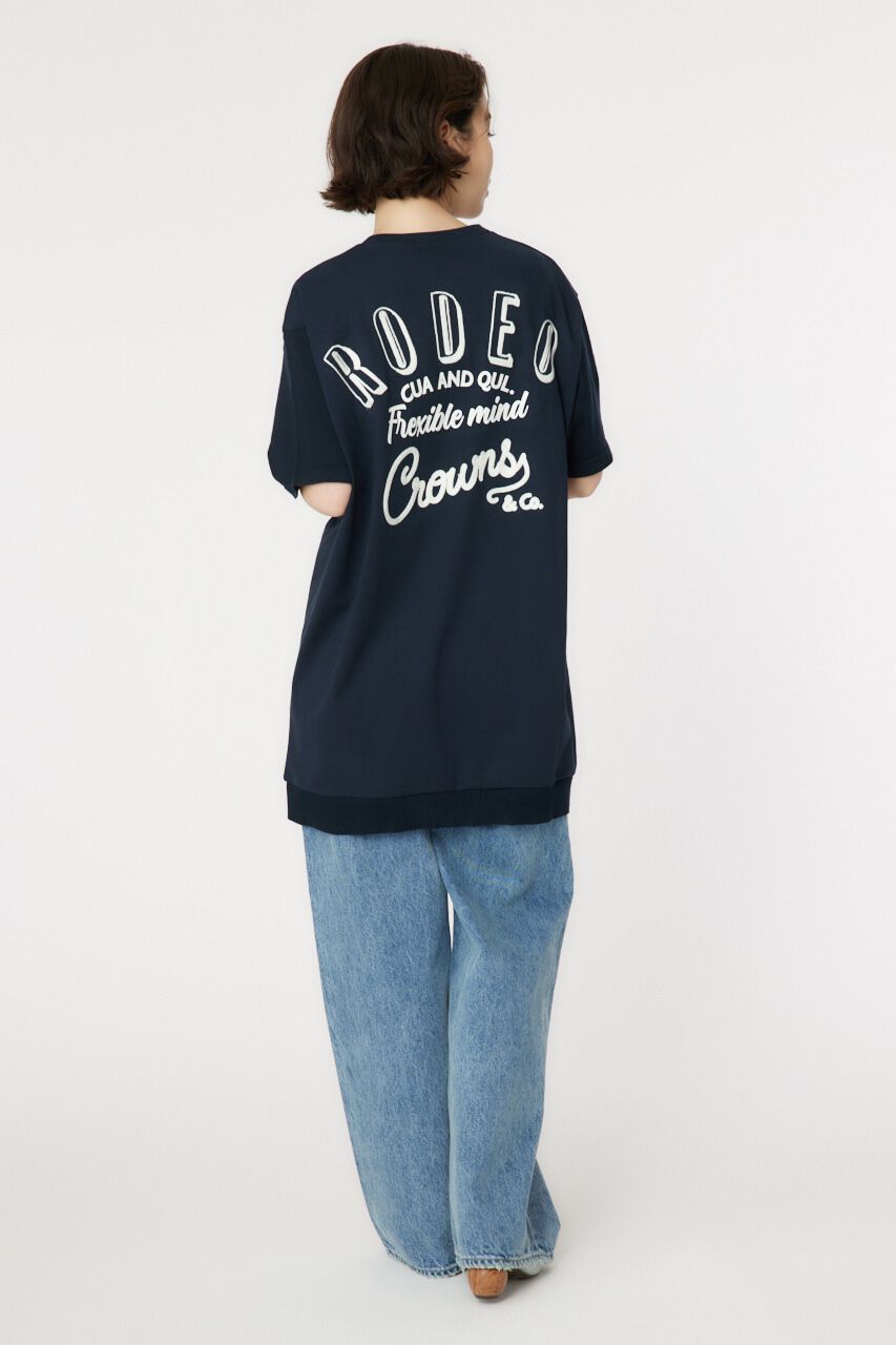 RODEO CROWNS「ドッキングロゴニットワンピース」|ワンピース|