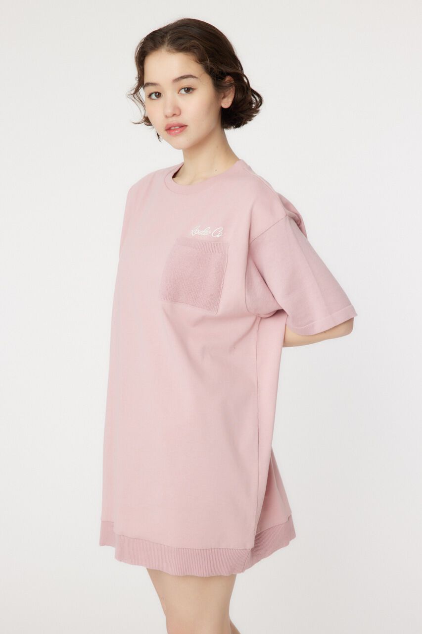 RODEO CROWNS「ドッキングロゴニットワンピース」|ワンピース|S.Pink