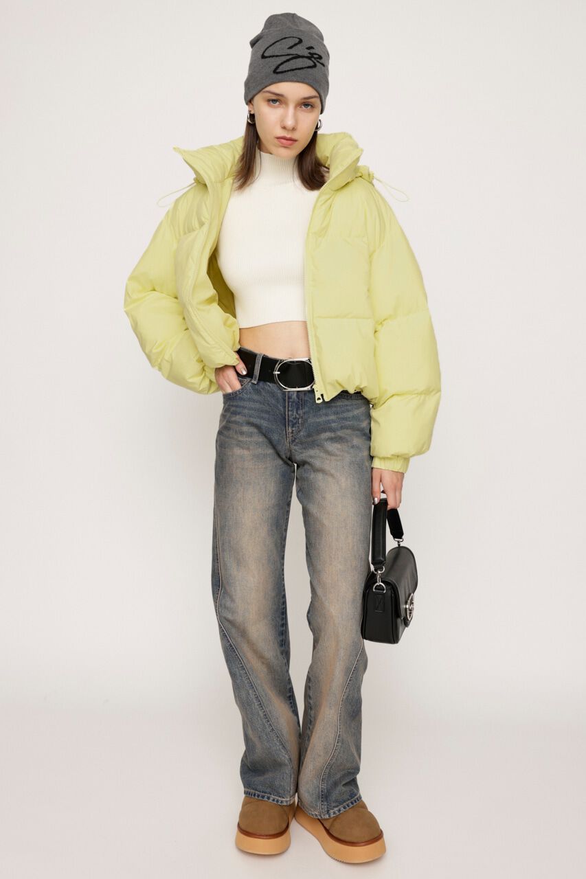 SLY「FLARE BALL HOODED PUFF ジャケット」|ブルゾン・スタジャン|