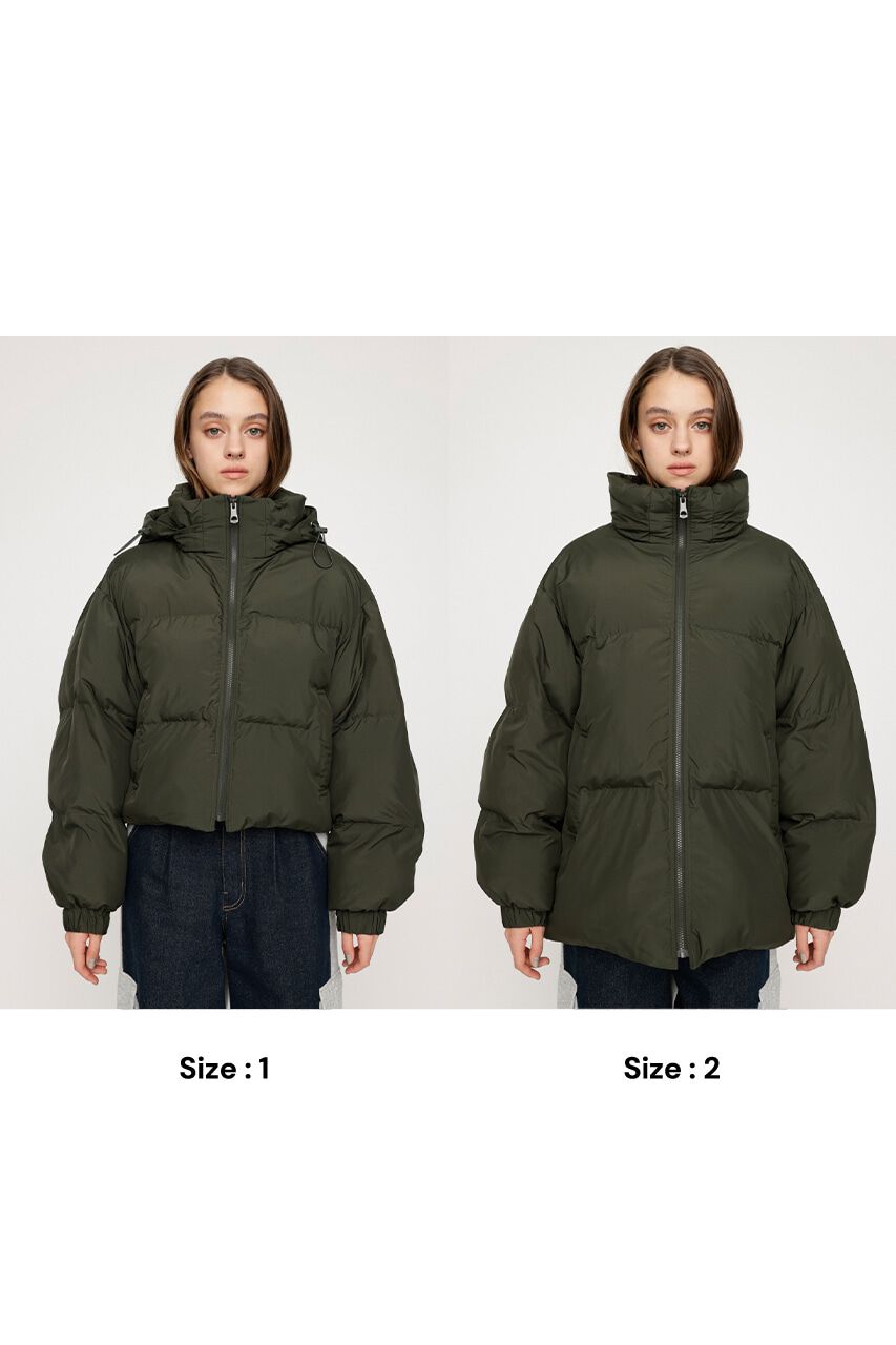 SLY「FLARE BALL HOODED PUFF ジャケット」|ブルゾン・スタジャン|