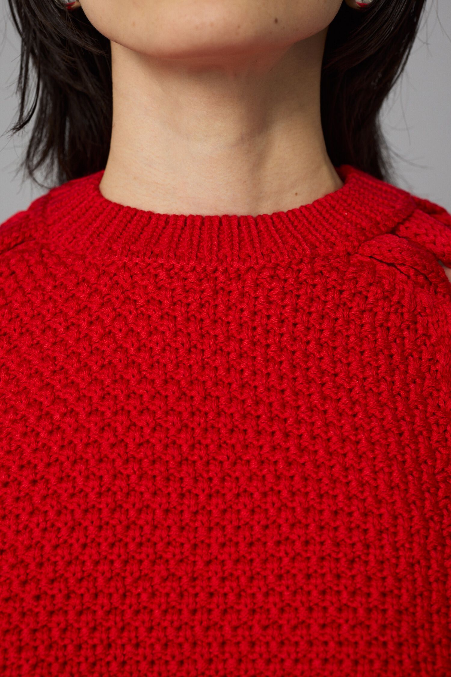 HeRIN.CYE「Net work sleeve tops」|ニット・セーター|