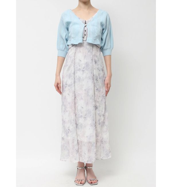 dazzlin「スカラップハーフスリーブカーデ」|カーディガン|