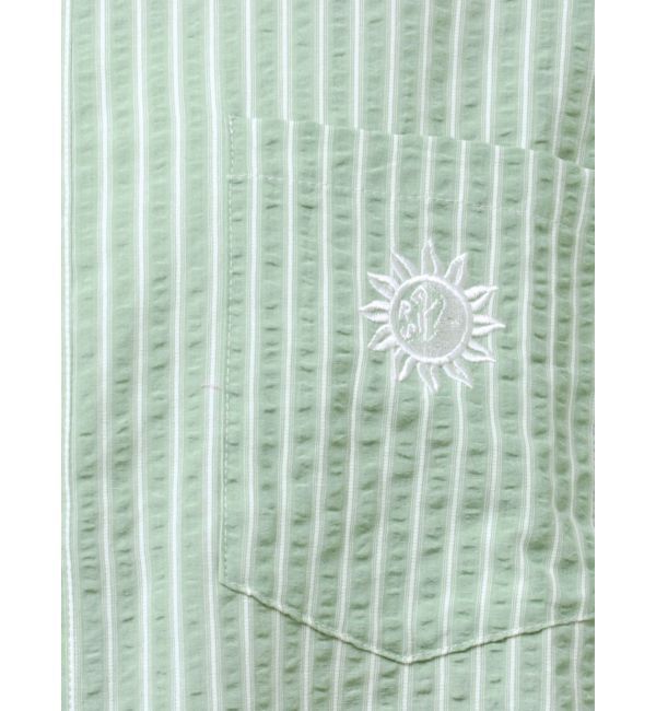 EVRIS「SUNNYモチーフストライプオーバーサイズシャツ」|シャツ・ブラウス|