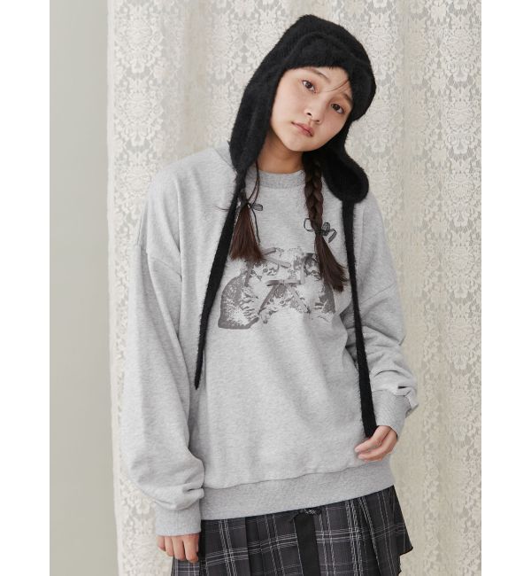 merry jenny「ribbonイヤーフラップニットキャップ」|ニット帽|