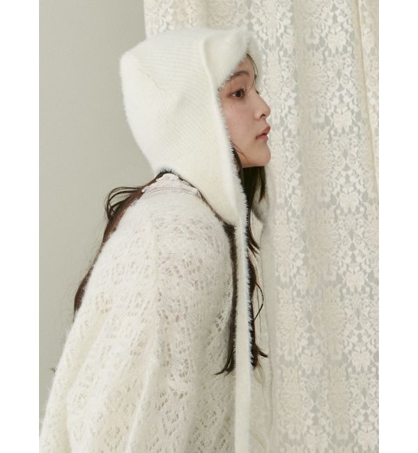 merry jenny「ribbonイヤーフラップニットキャップ」|ニット帽|