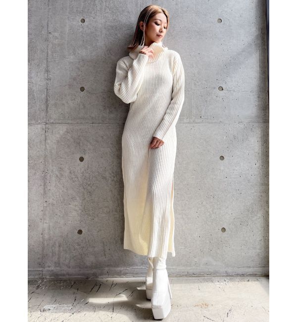 GYDA「Loose long ニットワンピース」|ワンピース|