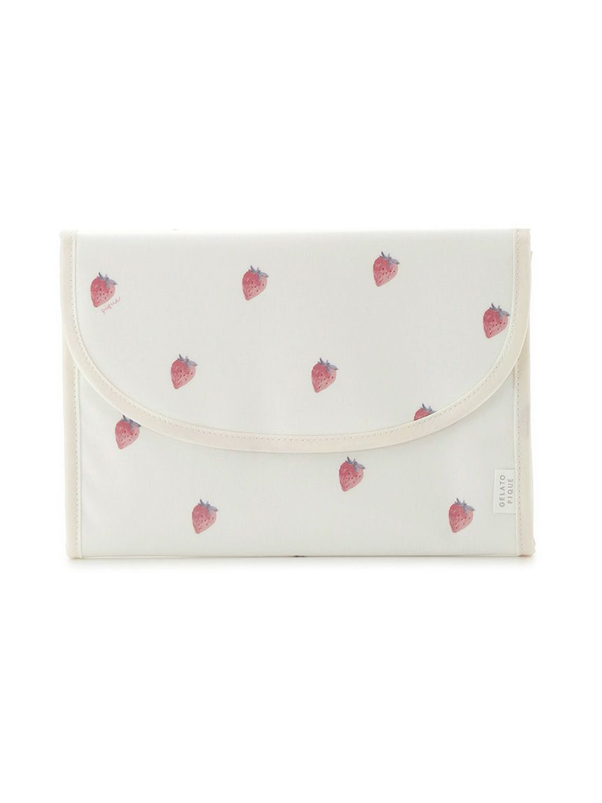 GELATO PIQUE KIDS & BABY「【販路限定】総柄母子手帳ケースM」|マタニティ・ママグッズ|RED