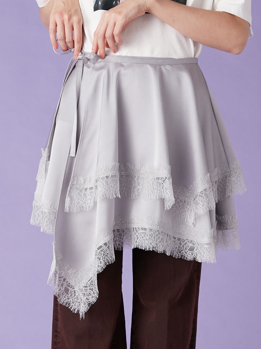 LILY BROWN「ヴィンテージサテンミニスカート(Hearts2Hearts着用)」|スカート|