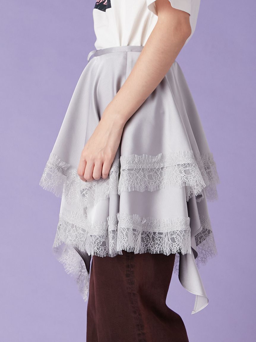 LILY BROWN「ヴィンテージサテンミニスカート(Hearts2Hearts着用)」|スカート|