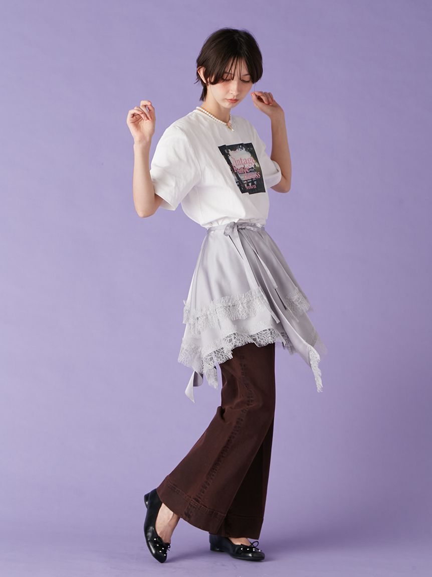 LILY BROWN「ヴィンテージサテンミニスカート(Hearts2Hearts着用)」|スカート|