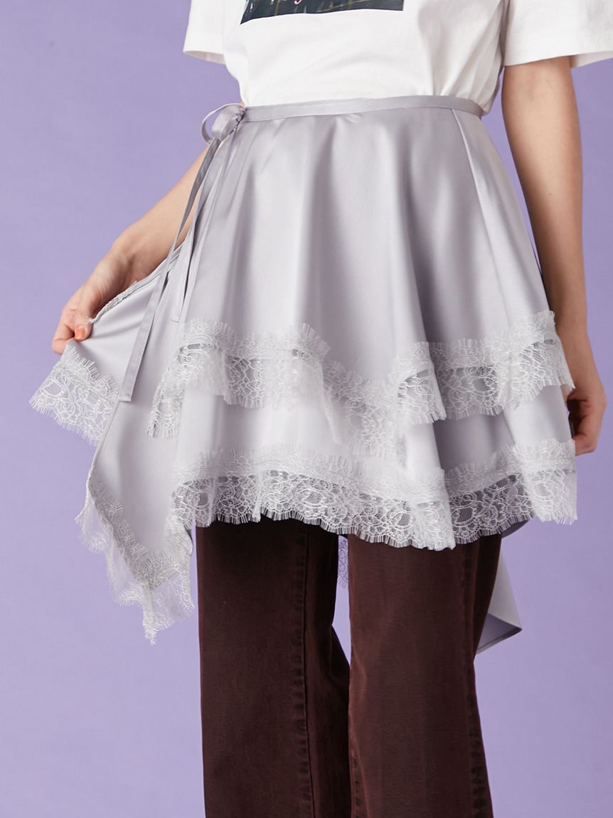 LILY BROWN「ヴィンテージサテンミニスカート(Hearts2Hearts着用)」|スカート|