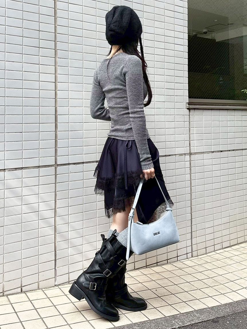 LILY BROWN「ヴィンテージサテンミニスカート(Hearts2Hearts着用)」|スカート|