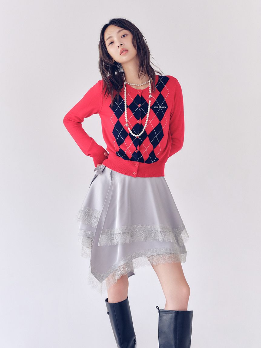 LILY BROWN「ヴィンテージサテンミニスカート(Hearts2Hearts着用)」|スカート|