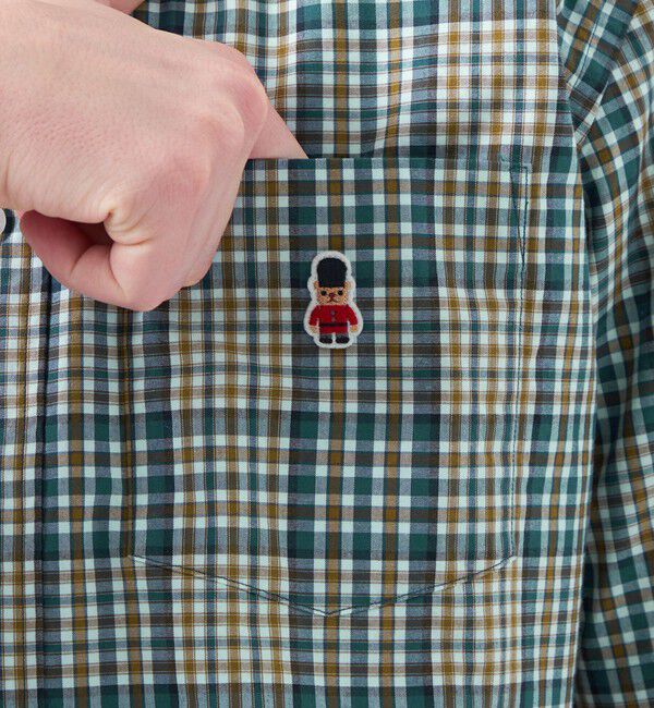 MACKINTOSH PHILOSOPHY「バッキンガムベア 半袖ボタンダウンシャツ 柄バリエーション」|シャツ・ブラウス|