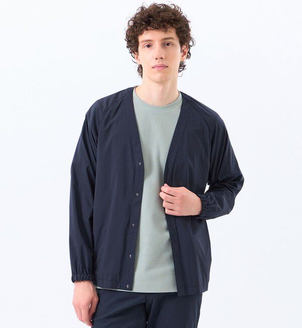 MACKINTOSH PHILOSOPHY「ナイロンミニリップ パッカブルカーディガン」|ブルゾン・スタジャン|ネイビー