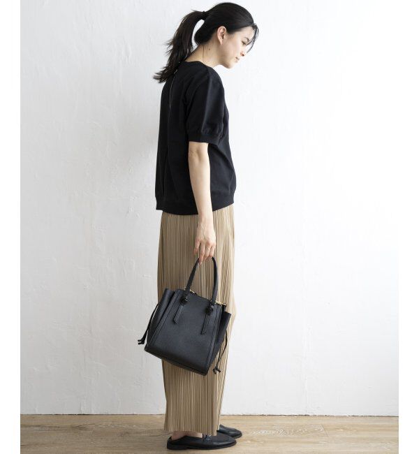 ikka「さらっとプリーツワイドパンツ」|その他|