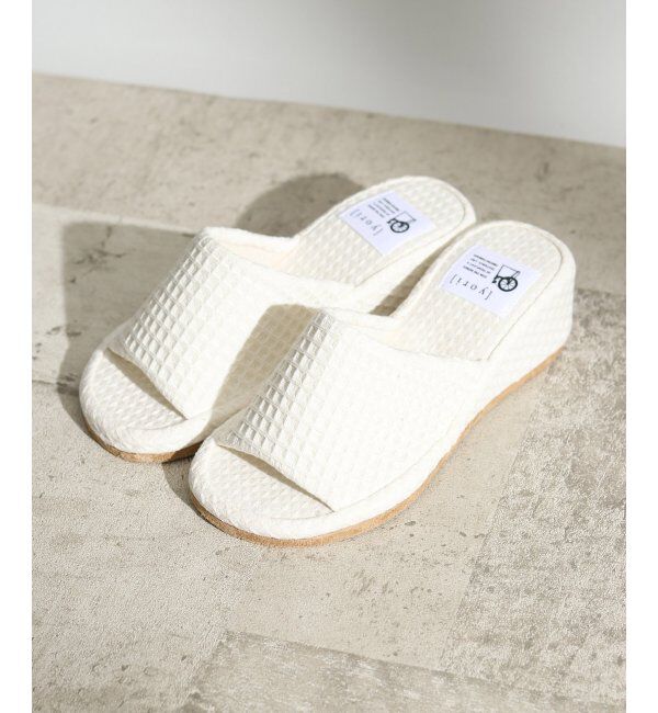 Lbc with Life「YORI ヒールスリッパ」|その他|オフホワイト