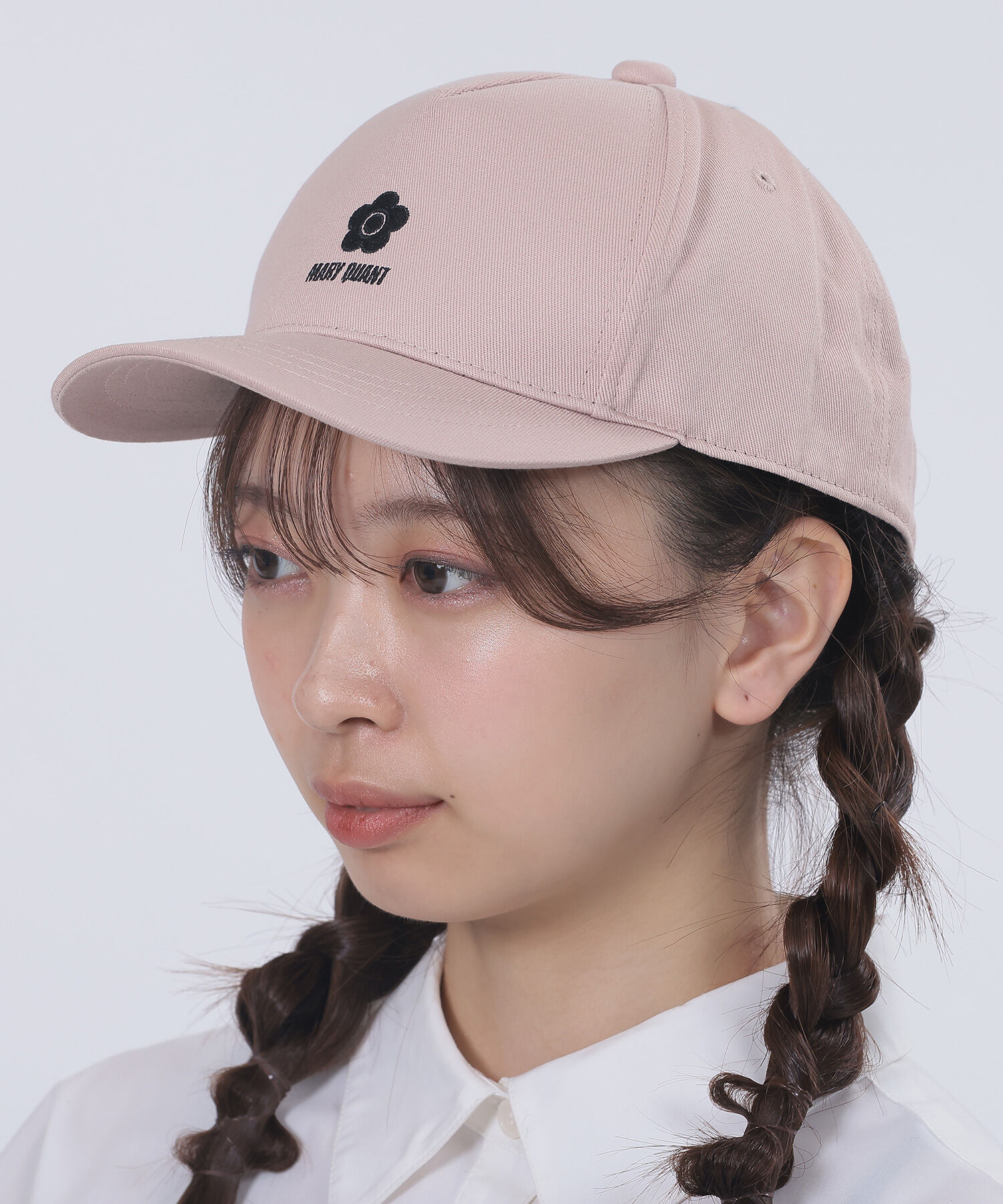 MARY QUANT「ロゴエンブロ キャップ」|キャップ・キャスケット|ピンク