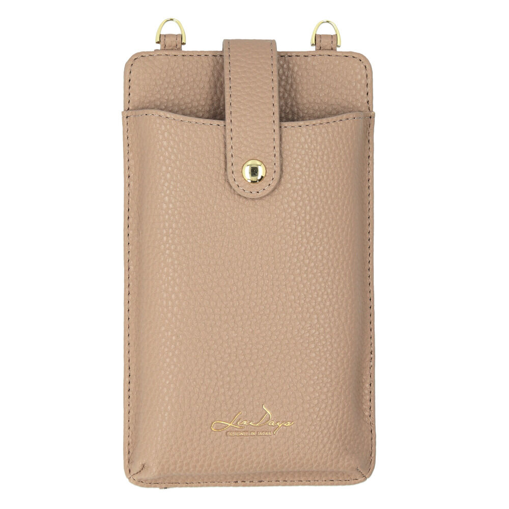 BACKYARD FAMILY「スマホショルダーバッグ レディース 通販 軽量 軽い スマホ ショルダー お財布ポシェット」|ショルダー・メッセンジャー|ベージュ1