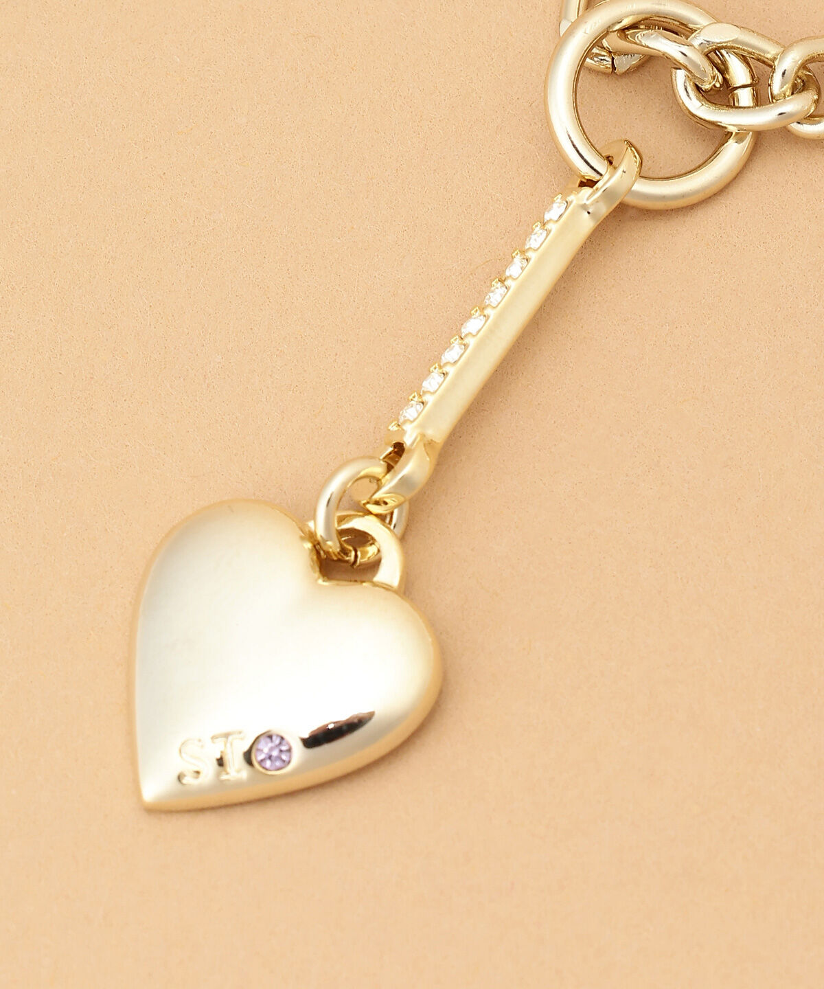 Samantha Thavasa「ゴールドハートバッグチャーム」|チャーム・キーホルダー|