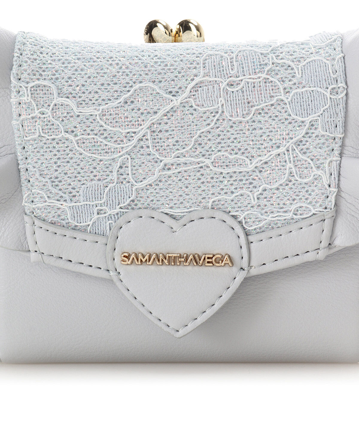 Samantha Vega「レースハートベルト折財布」|財布|