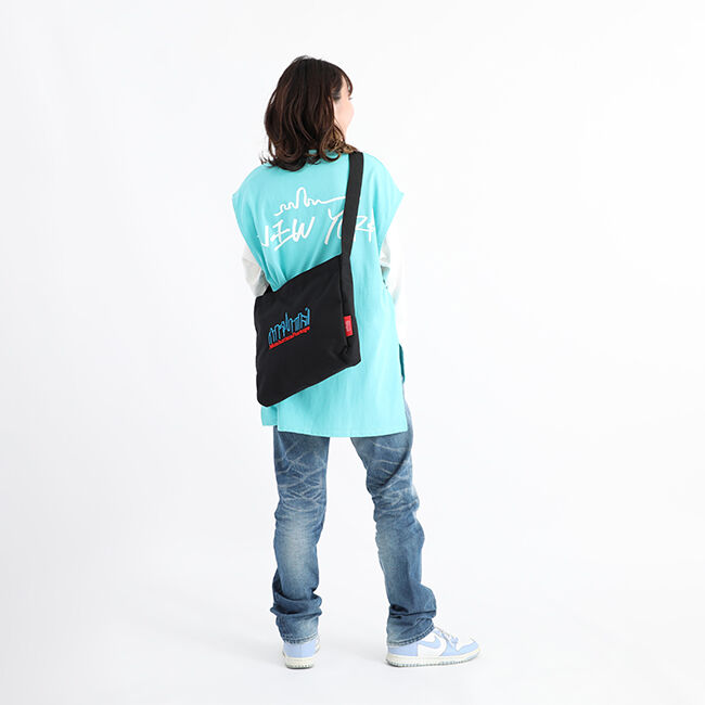 Manhattan Portage「Botanical Prince Shoulder Bag 3D Embroidery Neon」|ショルダー・メッセンジャー|