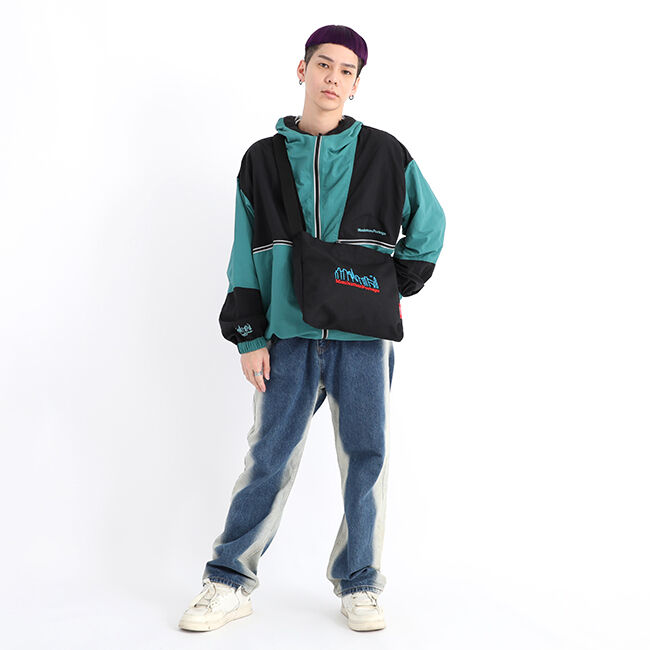 Manhattan Portage「Botanical Prince Shoulder Bag 3D Embroidery Neon」|ショルダー・メッセンジャー|