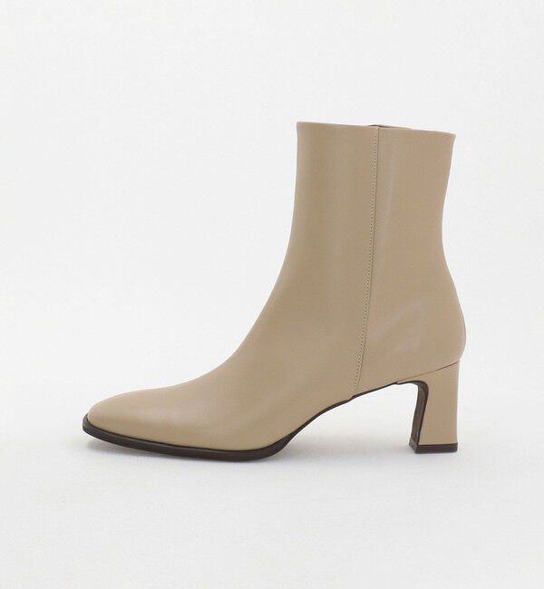 ODETTE E ODILE「スクエアプレーン ショートブーツ60&uarr;」|ショートブーツ|BEIGE