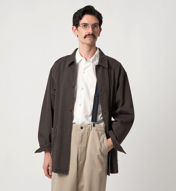 STEVEN ALAN「＜Steven Alan＞ ツイル ガーメントダイ ワーク ジャケット」|その他|DK.BROWN