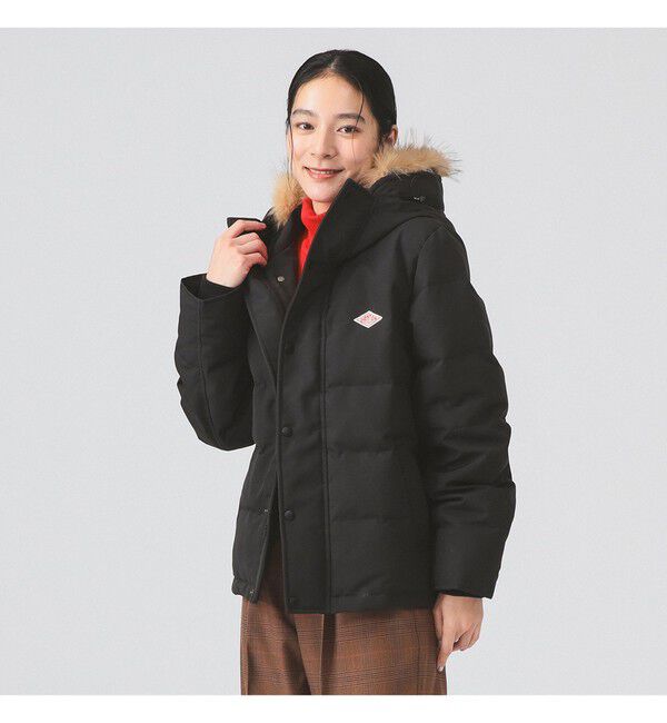 DANTON FAKE FUR HOODED DOWN JACKET ブラック DANTON / FAKE FUR HOODED DOWN JACKET 25AW（Ray BEAMS ）｜ルミネの